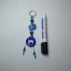 Blauwe Boze Oog Sleutelhanger – Olifant
