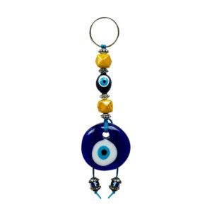 Blauwe Boze Oog Sleutelhanger – Mohrei