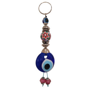 Blauwe Boze Oog Sleutelhanger – Toopi