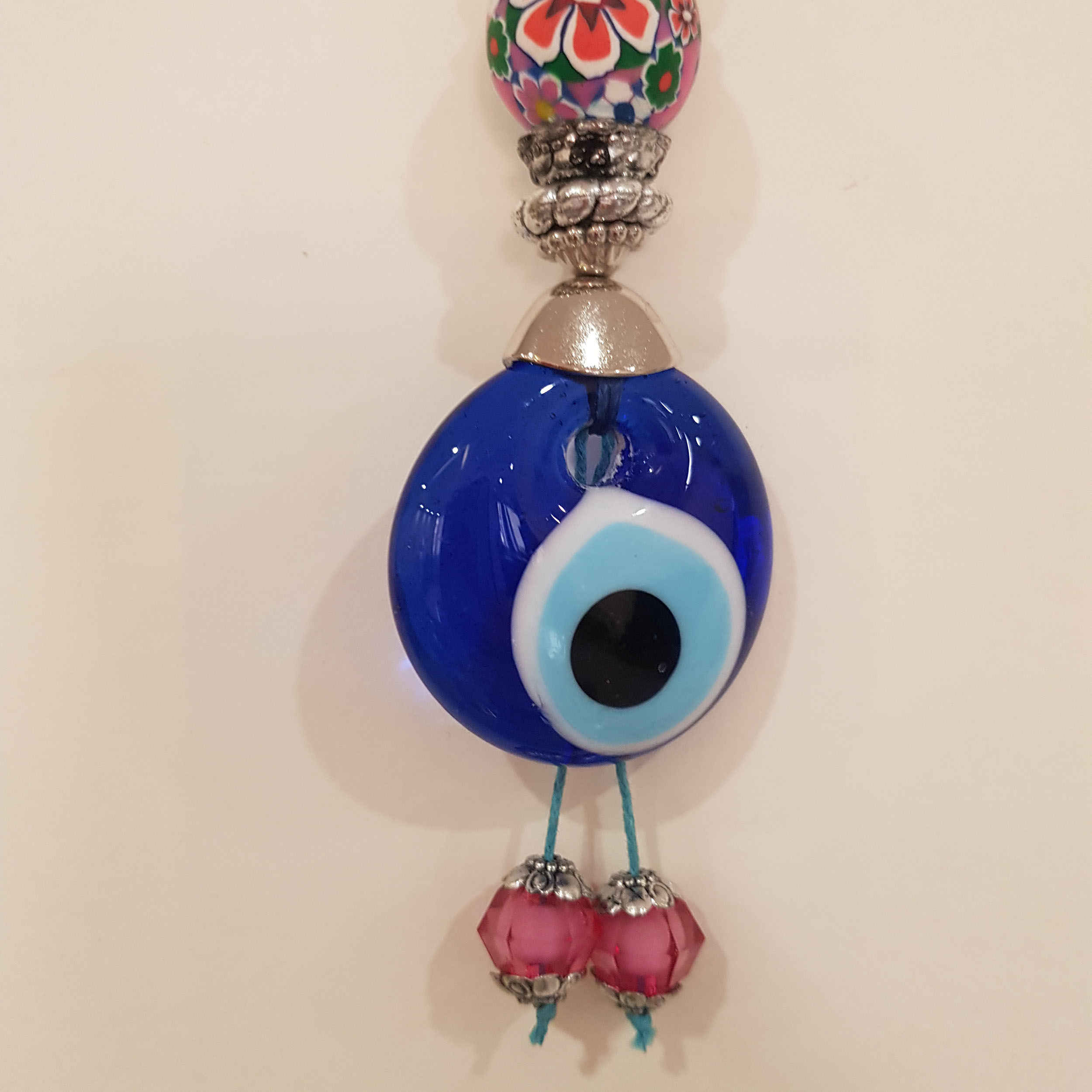 Blauwe Boze Oog Sleutelhanger – Toopi