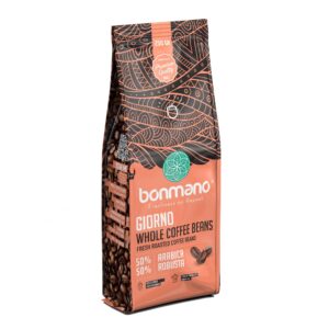 Bonmano Vers Gebrande Hele Koffiebonen Model Giorno 250 gr