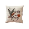 Punch Needle Kussenhoes – Geborduurd Gezichtsdesign