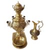 Perzische Koperen Samovar Decoratief Houtskool Theemaker 6-Liter