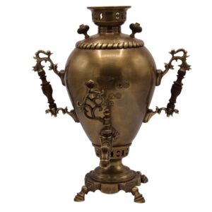 Perzische Koperen Samovar Decoratief Houtskool Theemaker 6-Liter