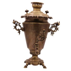 Perzische Koperen Samovar Decoratief Houtskool Theemaker 8-Liter