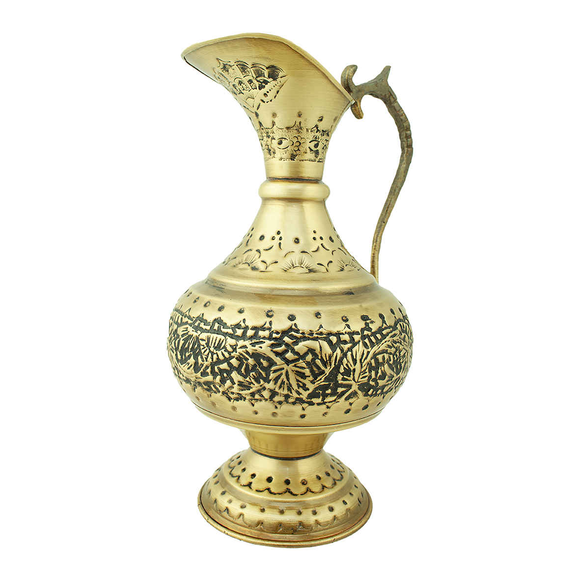 Perzische Koperen Samovar Decoratief Houtskool Theemaker Handgemaakt