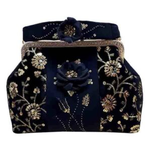 Geborduurde Fluwelen Clutch – Ella