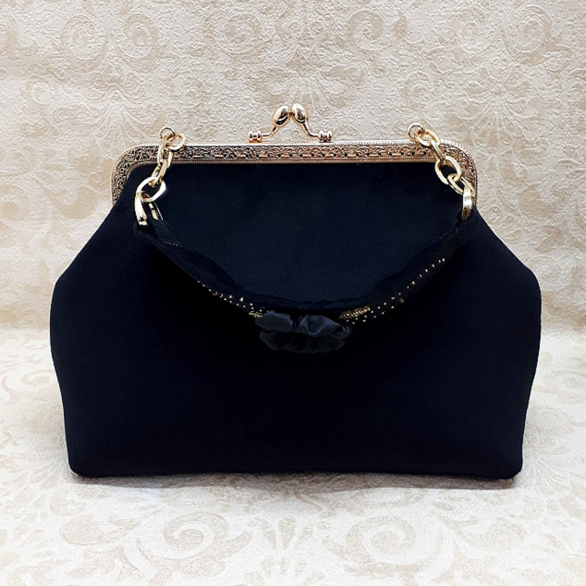 Geborduurde Fluwelen Clutch – Ella