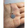 Zilveren Ketting – Circle Boze Oog Ontwerp