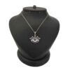 Zilveren Ketting – Crown Boze Oog Ontwerp
