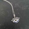 Zilveren Ketting – Crown Boze Oog Ontwerp