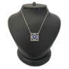 Zilveren Ketting – Square Boze Oog Ontwerp