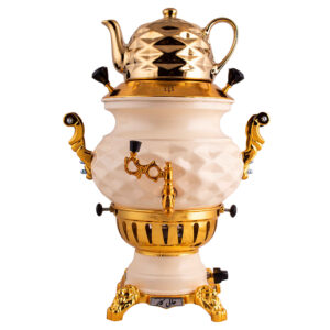 Gas Samovar Theemaker Modern Geometrisch Design Afrina 6-Liter