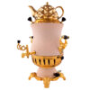 Gas Samovar Theemaker Modern Geometrisch Design 6-Liter Goud