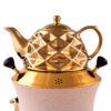 Gas Samovar Theemaker Modern Geometrisch Design 6-Liter Goud