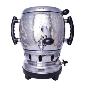 Gas Samovar Theemaker Model Apolon 6-Liter Zilver