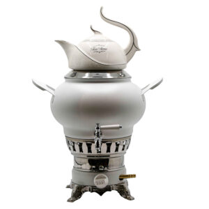 Gas Samovar Theemaker Modern Design 5-Liter Wit