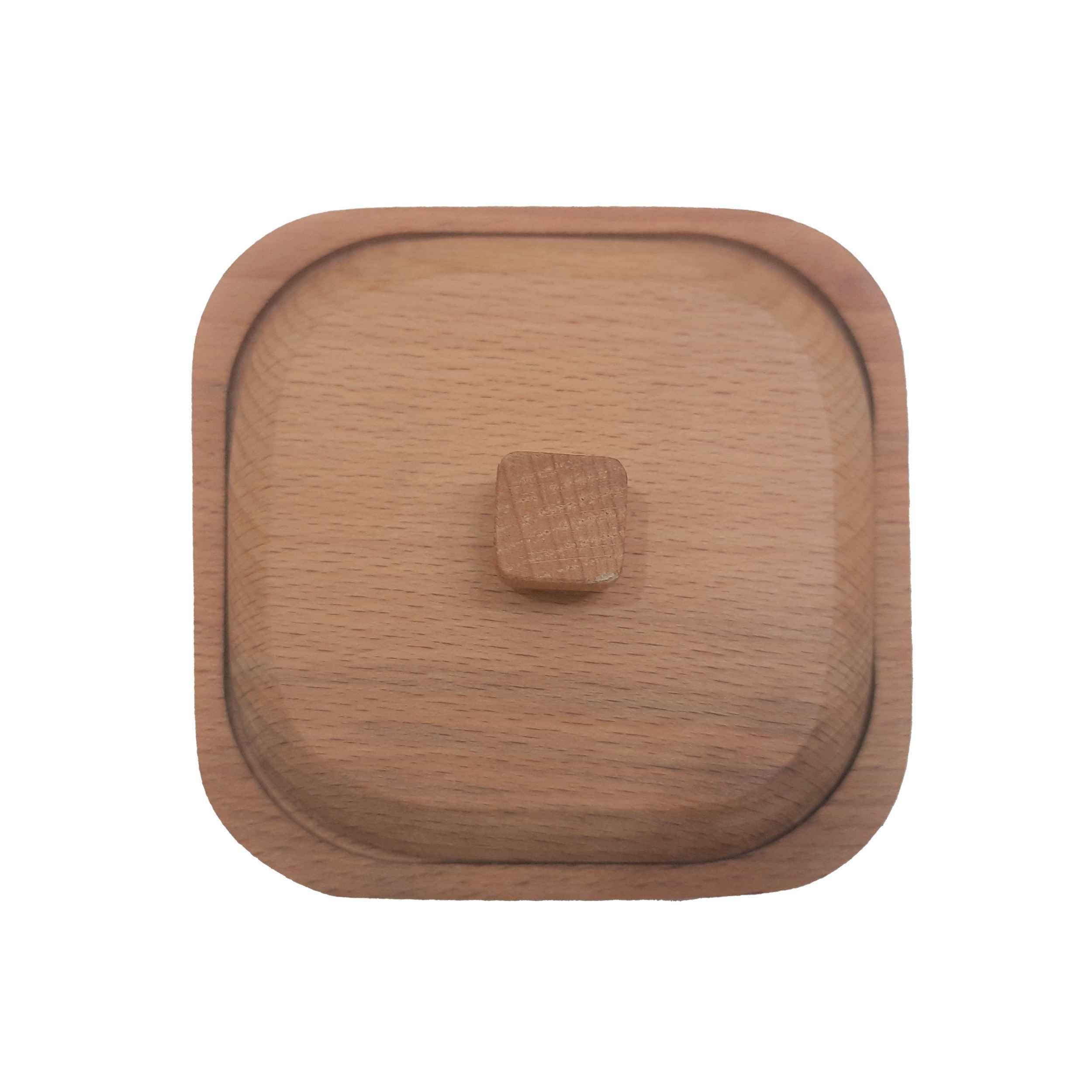 Handgemaakte Houten Suikerpot met Deksel – Rustieke Stijl Liana