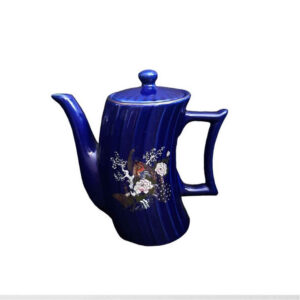 Handgemaakt Keramisch Waterkan – Blauw Artistiek Tavoos