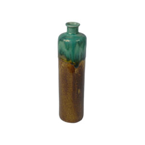 Decoratieve Mini Bloem Pottery Vaas – Chic & Lux, Handgemaakt met Drip Glazuur Design