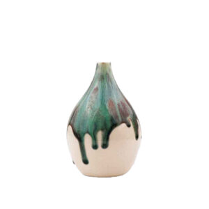 Esthetische Pottery Vaas – Handgemaakt Groen Glazuur