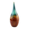 Deco-mini-aardewerken bloemenvazen, handgemaakt met een prachtig Drip Glaze-ontwerp voor een uniek accent