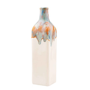 Mini Bloemvaas – Single Stem met Drip Glazuur Design