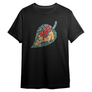 Islamitisch T-Shirt voor Moslims – Zwart Ali Asghar Calligrafie