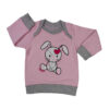 Set van 3 Meisjesshirts met Konijnmotief – Roze