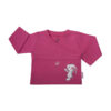 Set van 3 Meisjesshirts met Konijnmotief – Model Sana – Bordeaux