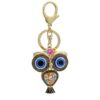 Metalen Uil Sleutelhanger – Boze Oog Ontwerp