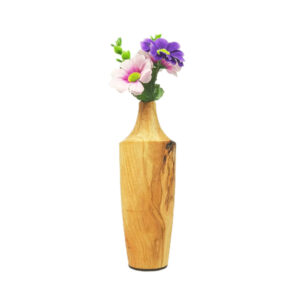 Handgemaakte Decoratieve Houten Vaas – Minimalistisch Katy