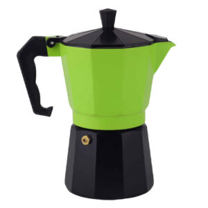 Moka Pot Espresso Maker – 3-Kops Groen