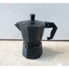 Klassiek Italiaans espressopotje - Moka pot voor 3 kops, Matzwart