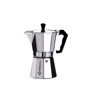 Moka Pot Espresso Maker – Morsana Chroom 3-Kops