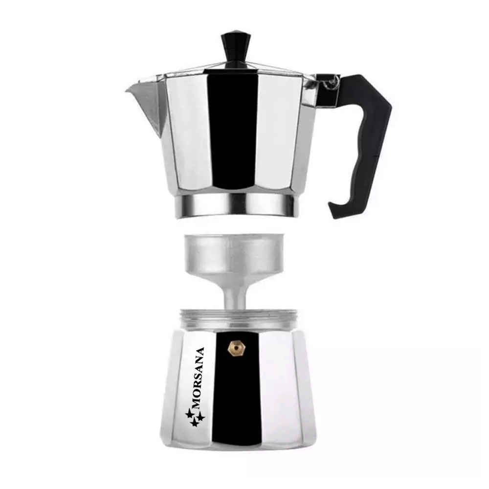 Morsana espressopotje – Klassieke Italiaanse moka pot, 3 kops