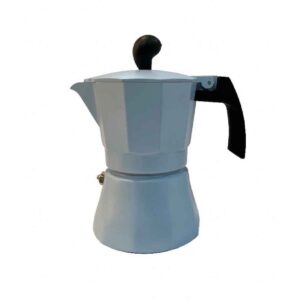 Moka Pot Espresso Maker – Paphili Lichtblauw 3-Kops