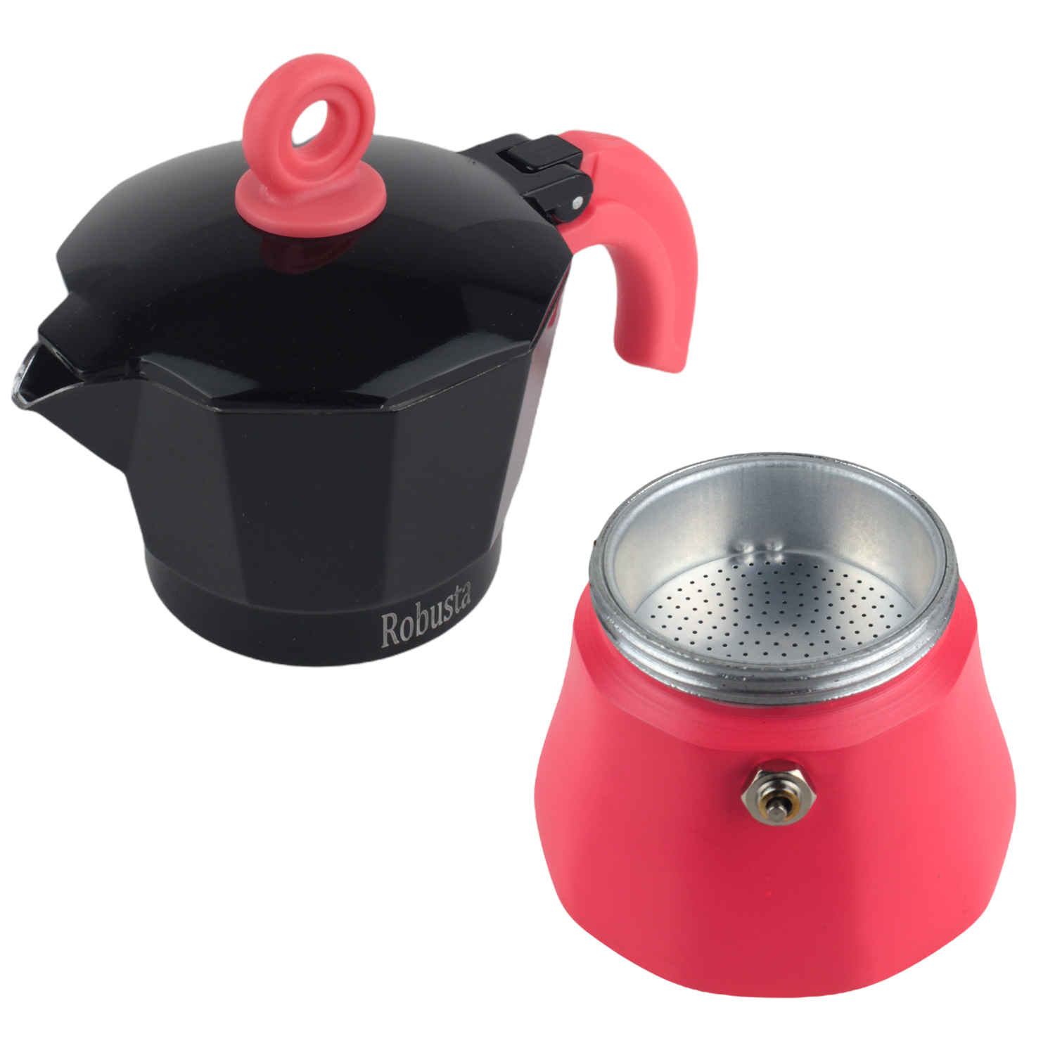Robusta espressopotje – Klassieke |_{nle}_| Italiaanse moka pot, 3 kops