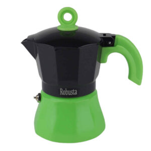 Moka Pot Espresso Maker – Robusta Groen 3-Kops