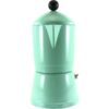 Klassiek rvs espressopotje - Italiaanse moka pot van roestvrij staal, 3 kops