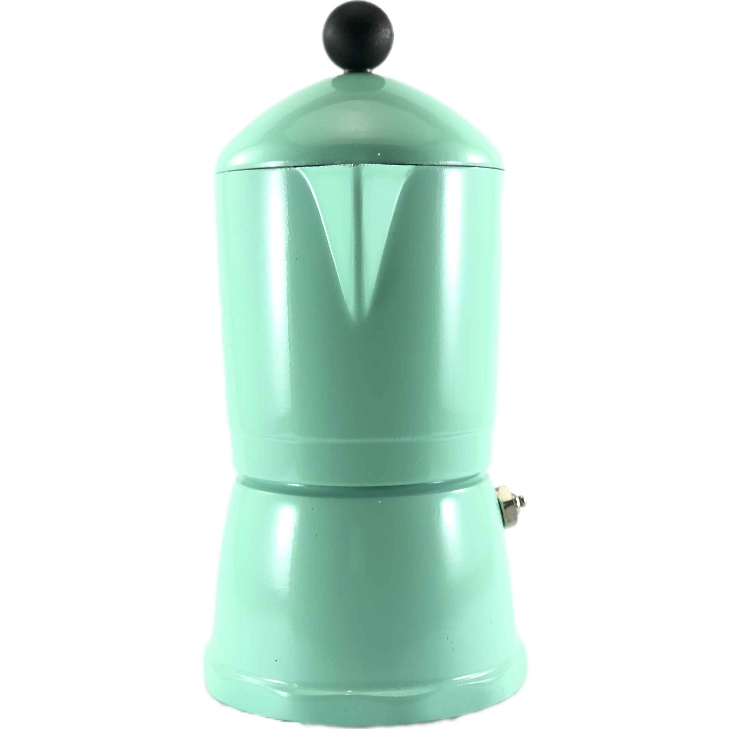 Klassiek rvs espressopotje – Italiaanse moka pot van roestvrij staal, 3 kops
