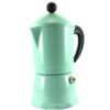 Klassiek rvs espressopotje - Italiaanse moka pot van roestvrij staal, 3 kops