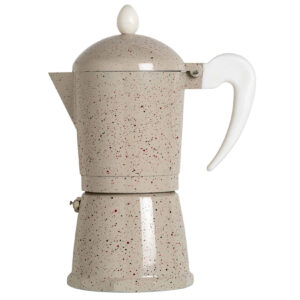 Moka Pot Espresso Maker – Moka Cezve Beige 6-Kops