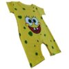 Babykleding Set – Korte Mouwen Onesie & Hoed Model SpongeBob