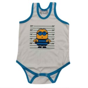 Babykleding – Mouwloos Onesie met Minions Design