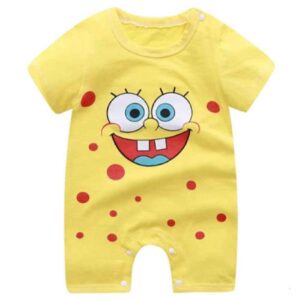Babykleding – Mouwloos Onesie met SpongeBob Design