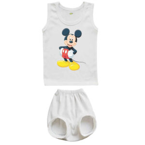 Babykleding Set – Rompertje & Shorts Model Mickey Mouse