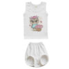 Babykleding Set – Rompertje & Shorts met Uil Design