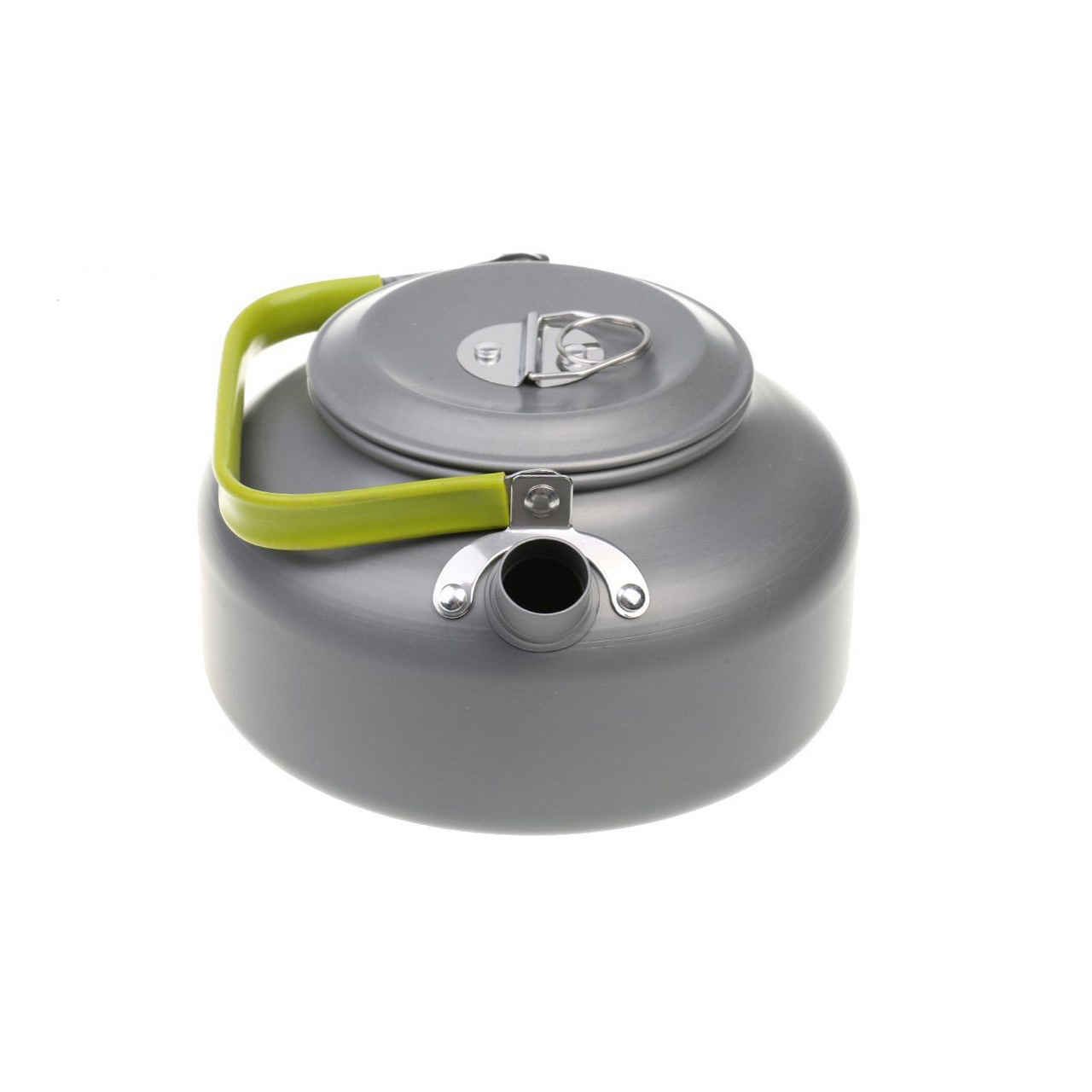 Lichtgewicht Grijze Outdoor Camping Ketel – Ideaal voor Kampvuur