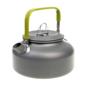Lichtgewicht Grijze Outdoor Camping Ketel – Ideaal voor Kampvuur